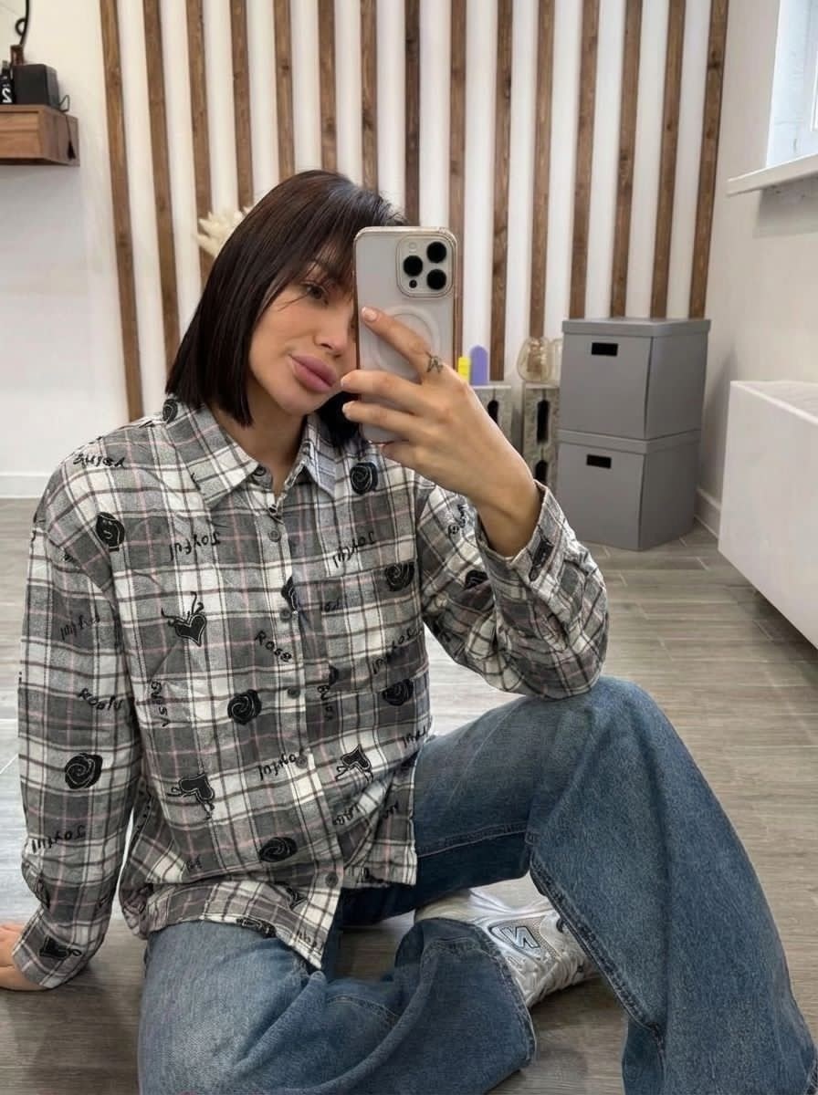 рубашка в клетку женская,пальто в клетку,рубашка в клетку,рубашка женская в клетку теплая оверсайз,куртка рубашечного кроя в клетку