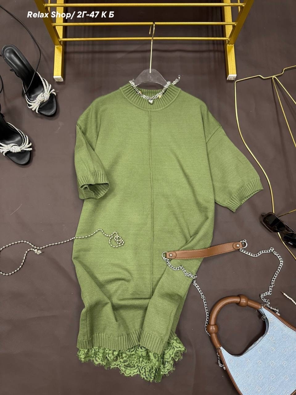 вязаное платье с кружевом по низу,теплое платье с кружевом,платье,платье и туника,платье свитер с кружевом внизу