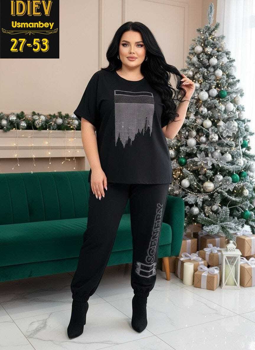 костюм женский,костюм трикотажный,костюм с брюками,женский спортивный костюм больших размеров,летние костюмы женские