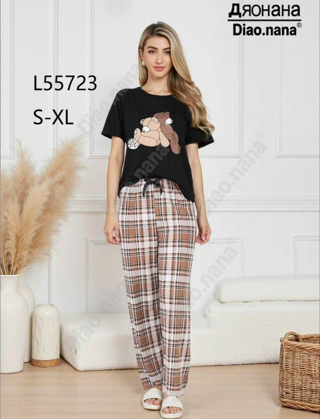 пижама женская со штанами хлопок,пижамы со штанами,комплект пижама,пижама женская футболка и штаны,комплект женской пижамы