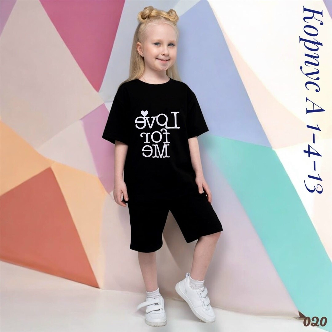 костюм looklie,костюм двойка из футера,костюм для девочек,костюм двойка looklie,костюм двойка