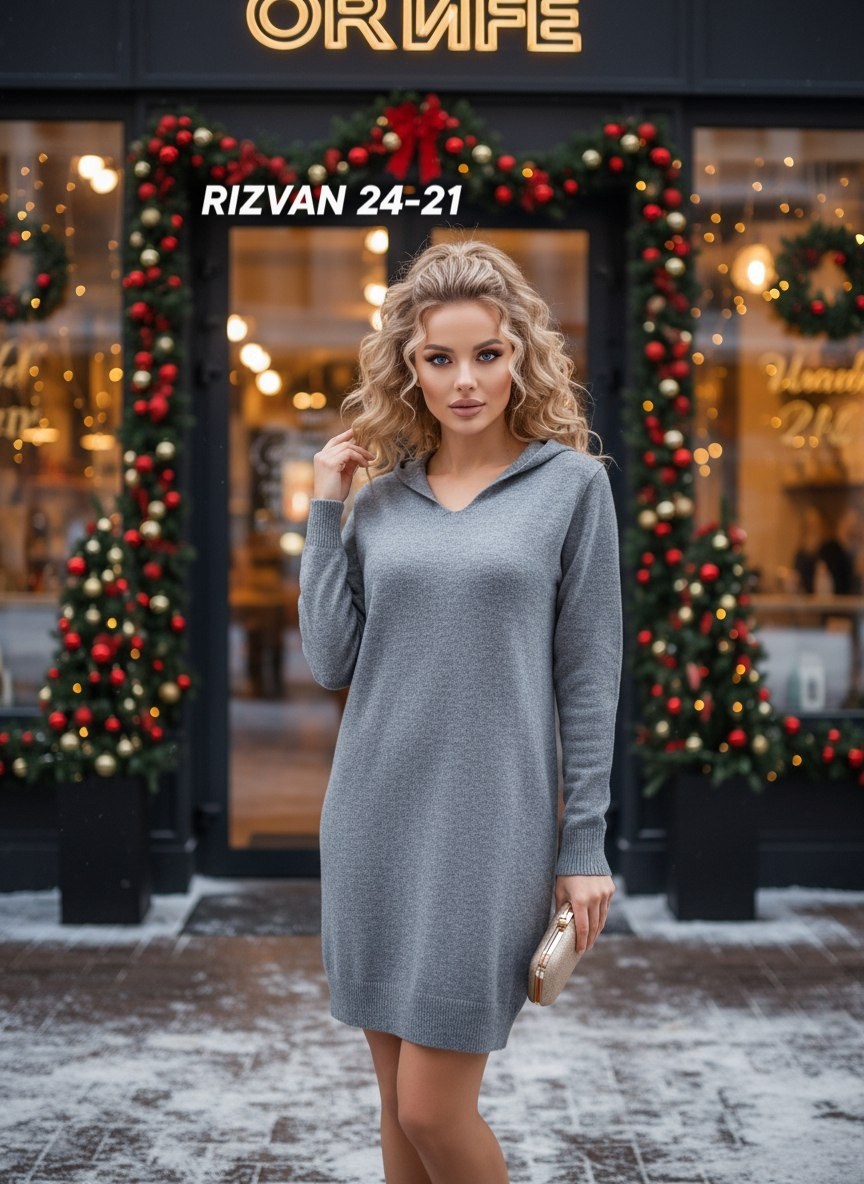 трикотажное платье,спортивное платье с капюшоном,трикотажное платье с капюшоном,модное платье,вязаное платье