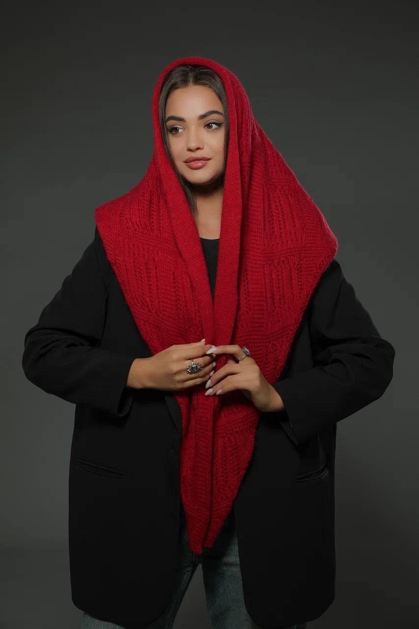 платки шарф,платки шарфы палантины,шапка платок,палантин,капор из премиальной ангоры