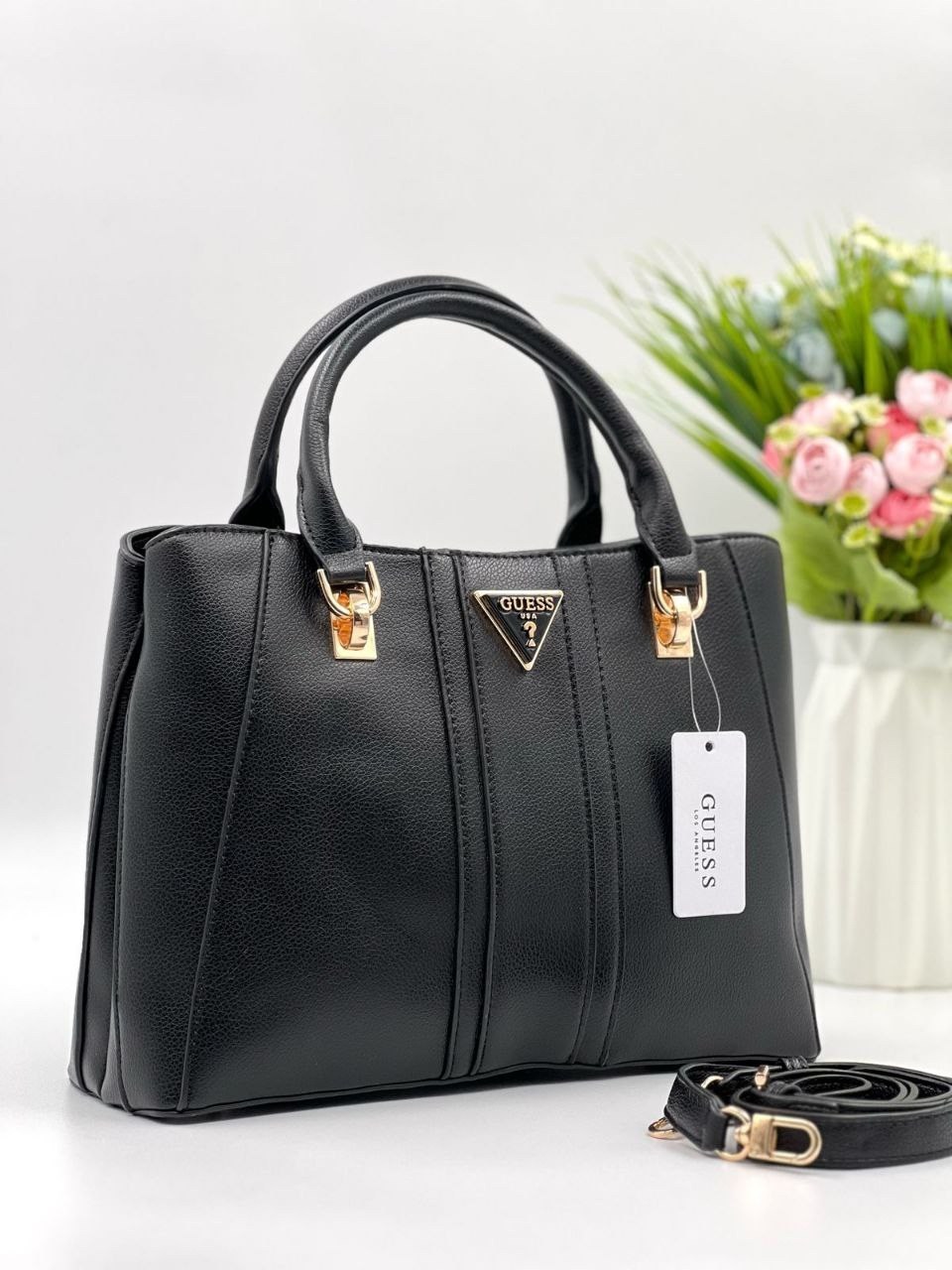 женская сумка guess,сумка guess,сумки женская,сумка женская guess hwvb8385060 черный,сумка