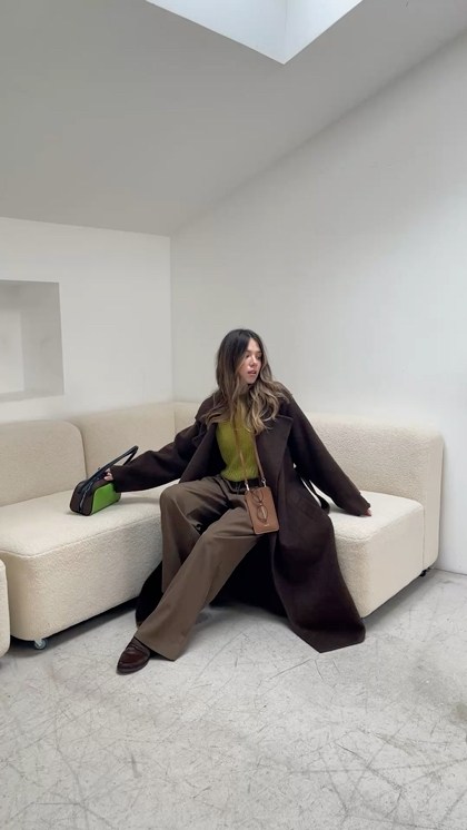 шерстяное пальто,коричневое пальто,пальто длинное,пальто-пиджак из шерсти oxford 05 premium line коричневое,пальто женское коричневое