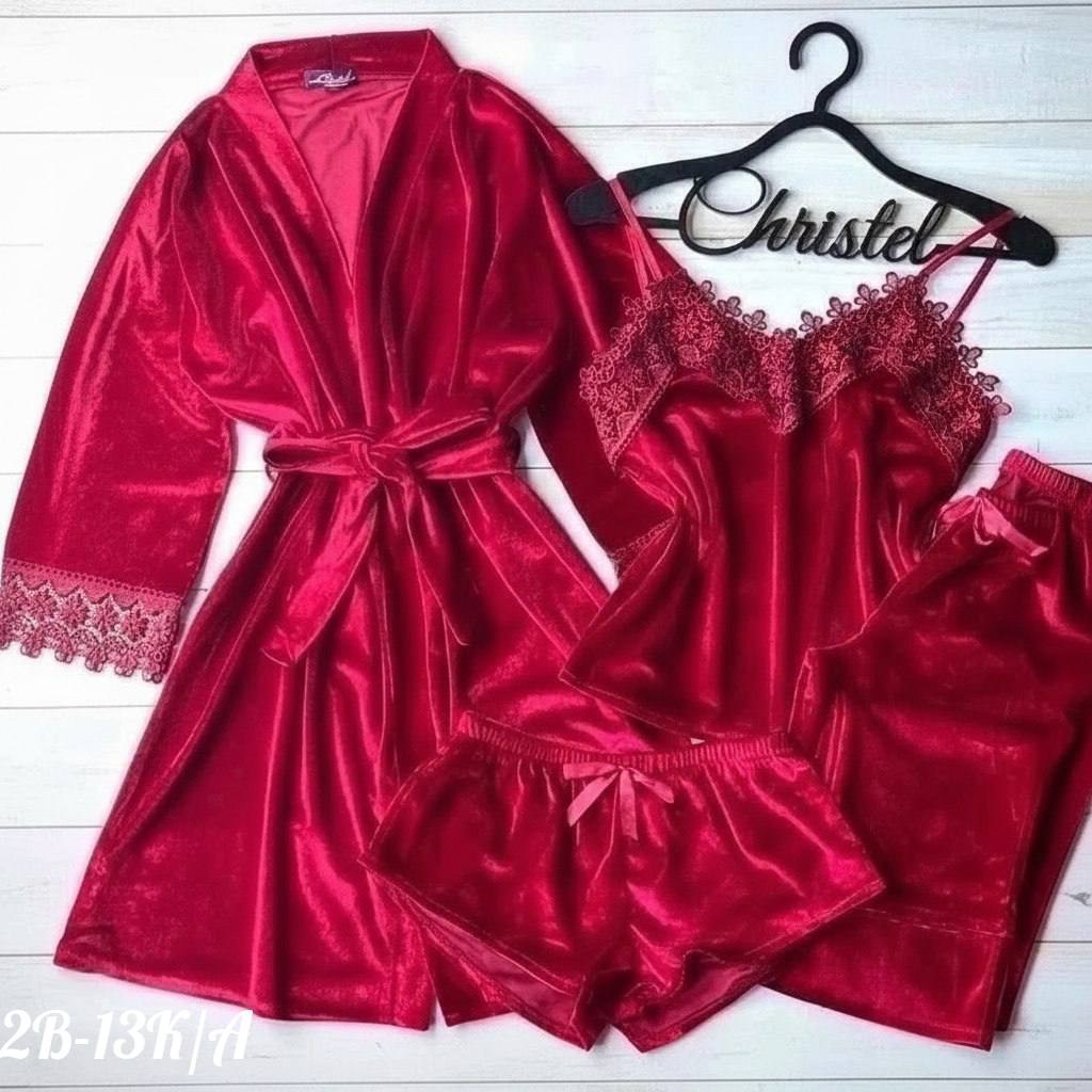 комплект пижама,пижама женская тройка велюровая,пижама тройка,пижама тройка с халатом,комплект женской пижамы