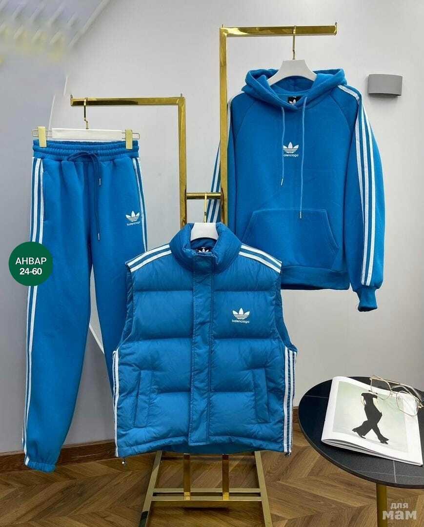 спортивный костюм adidas,костюм спортивный,костюм спортивный женский balenciaga x adidas тройка,адидас ориджинал белый костюм,спортивный костюм адидас