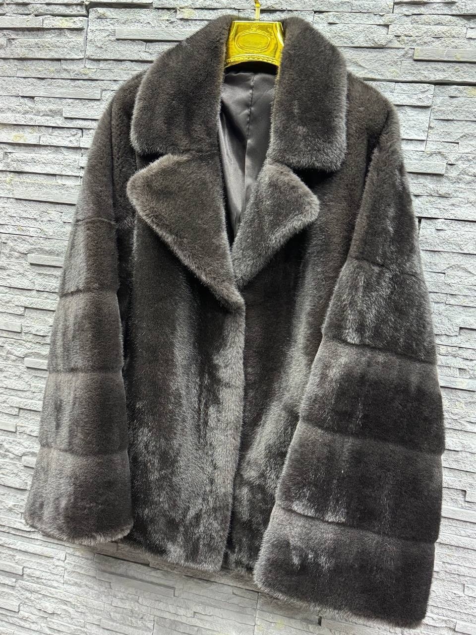 шуба из кролика,норковая шуба,шуба кролик рекс,шуба из экомеха под норку графит,шуба из бобрика