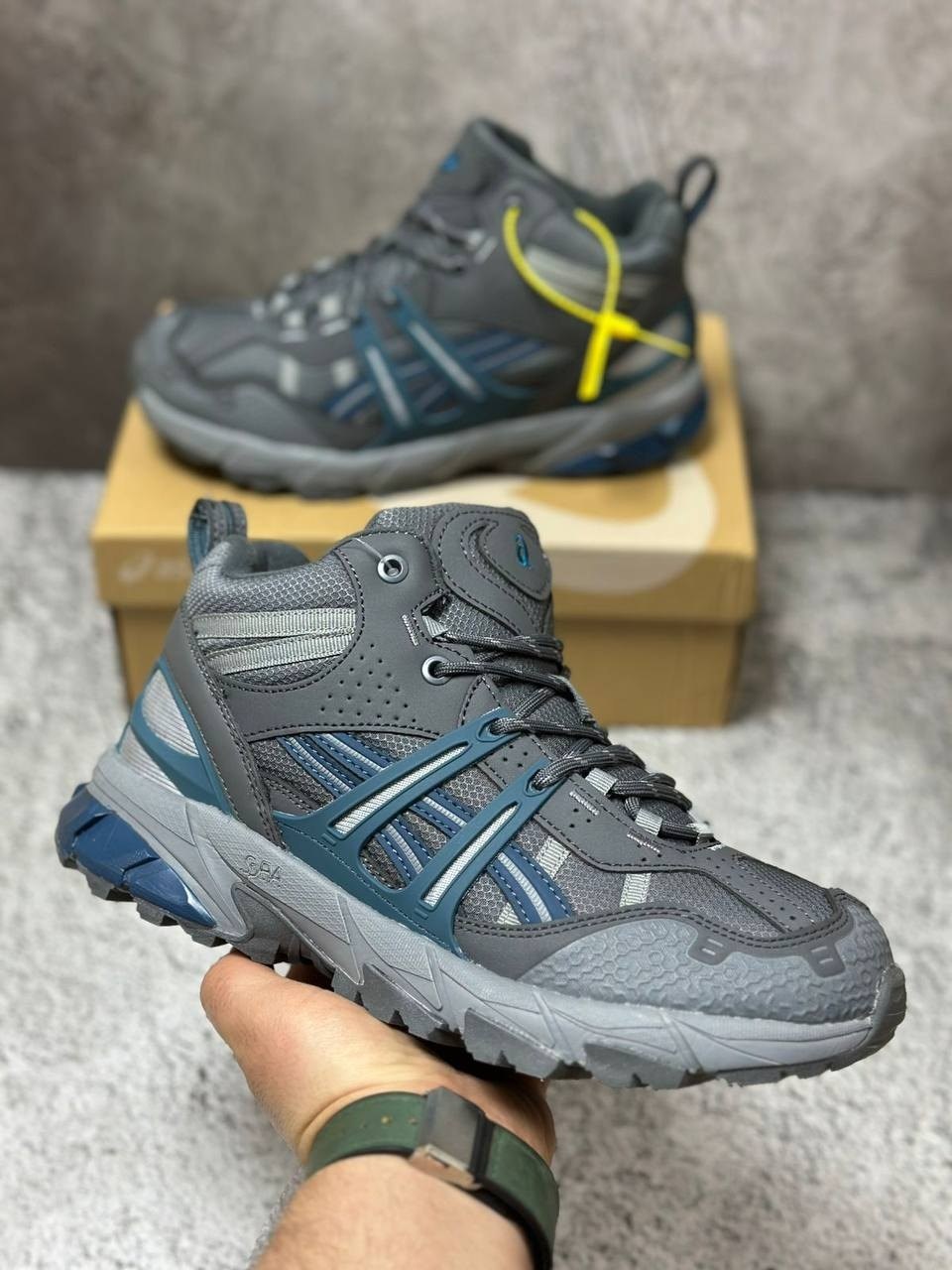 кроссовки,кроссовки asics,,мужские зимние кроссовки asics,кроссовки asics зимние новые водоотталкивающие