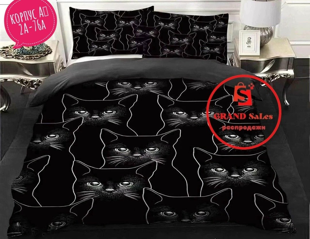 комплект постельное бельё,постельного белья,кот в пододеяльнике,комплект постельного белья с принтом,комплект постельного белья с пододеяльником