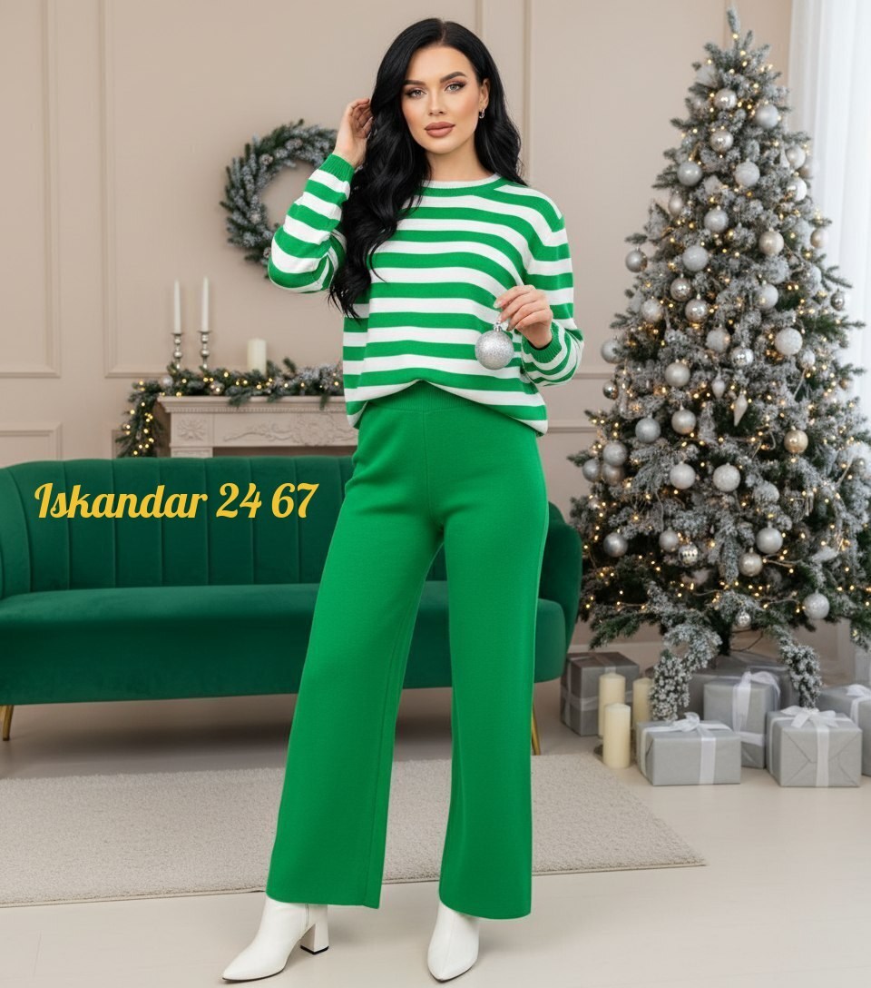 женский трикотажный костюм с брюками в полоску,трикотажный брючный костюм женский теплый,костюм женский,костюм брючный трикотажный,трикотажные костюмы