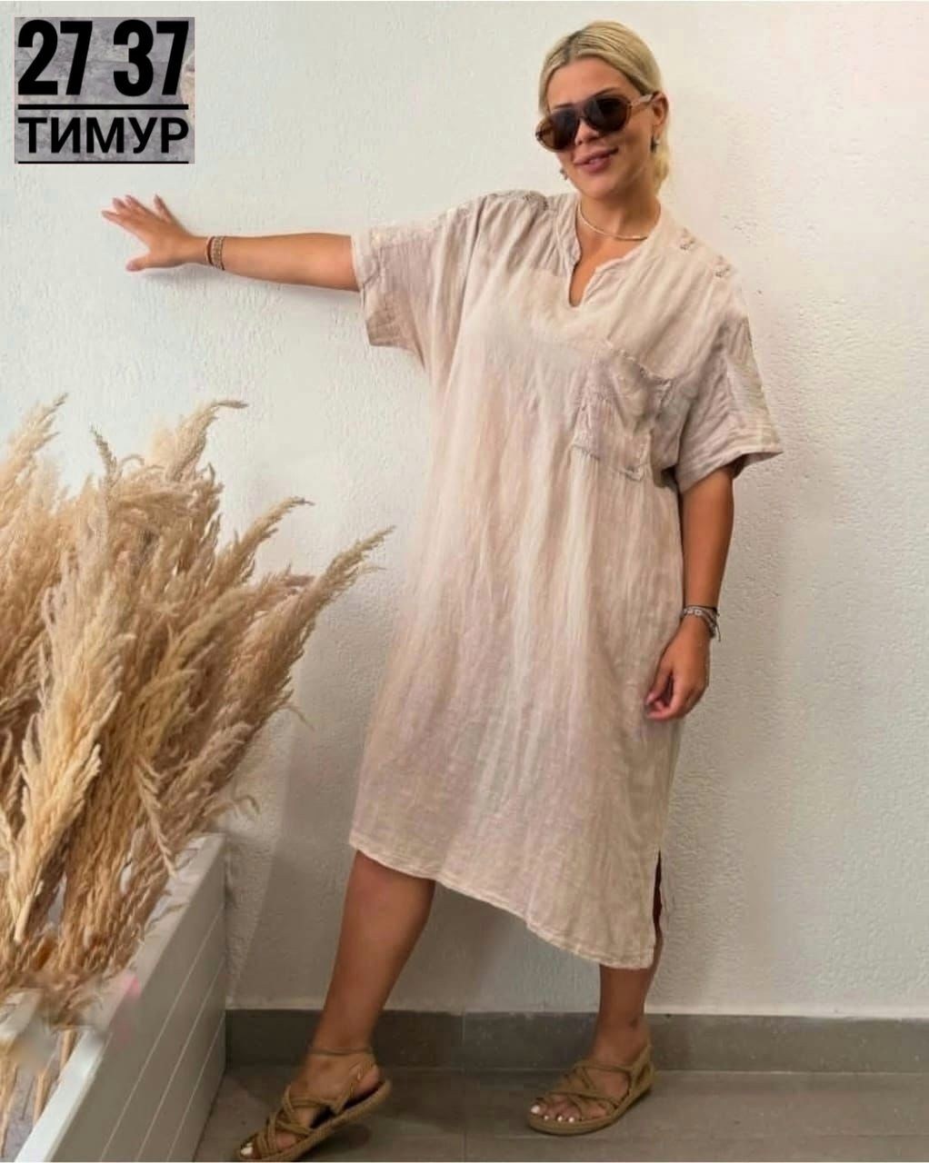 платье из льна,летнее платье женское,платье большие размеры,платье туника,платье прямое