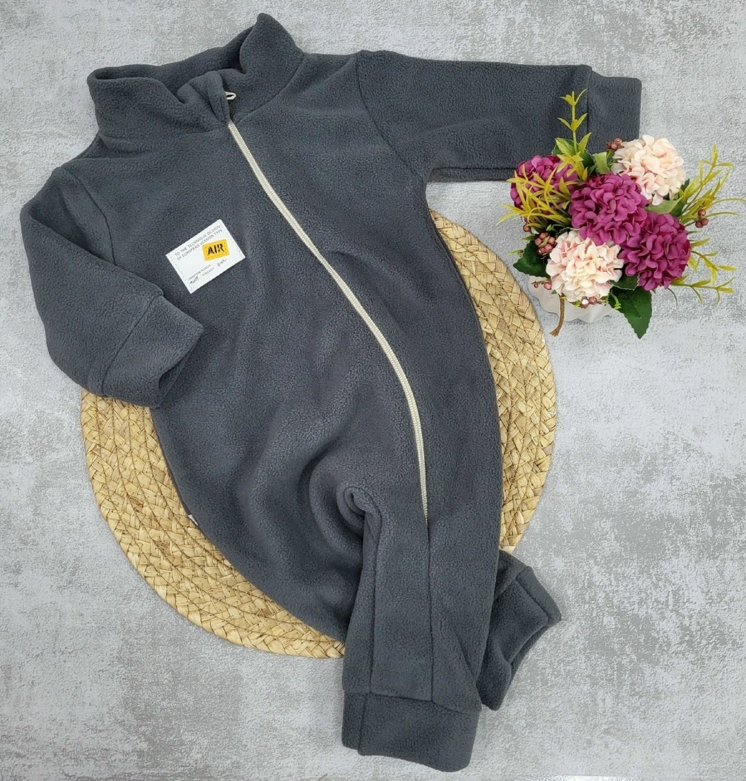 комбинезон серо,комбинезоны флисовые,теплый флисовый комбинезон,комбинезон флис,флисовая поддева комбинезон hm