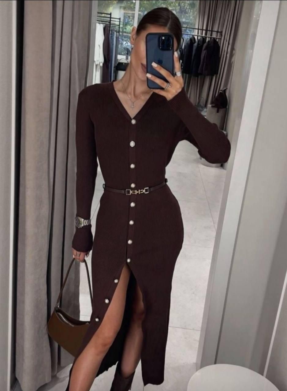 трикотажное платье миди,трикотажное платье,элегантные наряды,женское длинное платье,платье элегантное