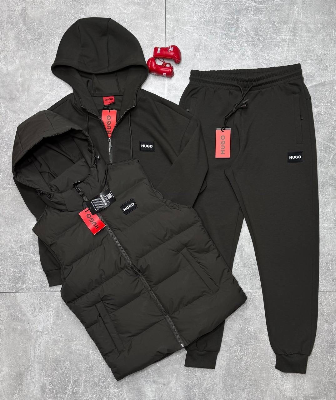 мужской спортивный костюм тройка hugo boss,мужской спортивный костюм,костюм спортивный,спортивные костюмы для мужчин