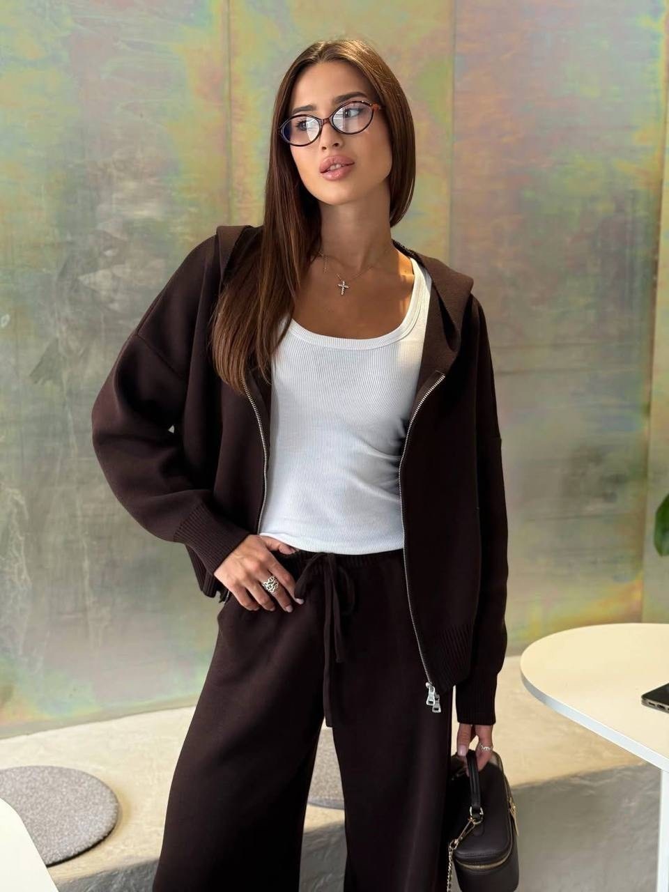 трикотажный костюм,женский костюм на флисе,костюм двойка кашемир,костюм брючный,женский костюм