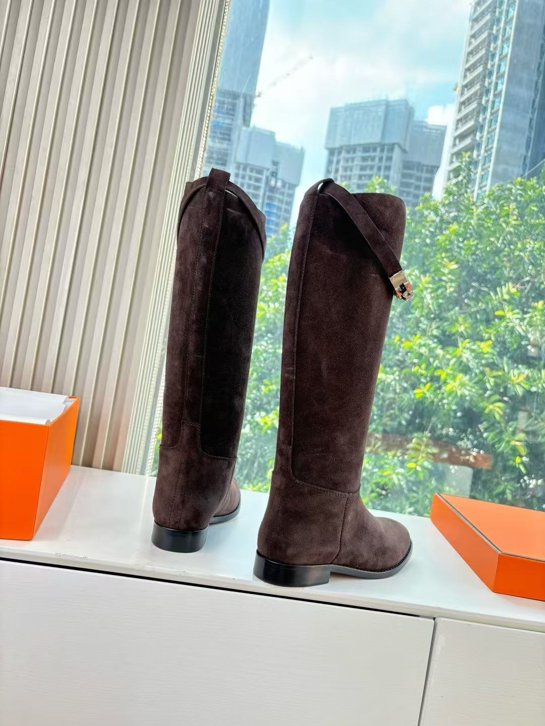 женские сапоги,сапоги hermes,сапоги замшевые,сапоги,сапоги женские hermes