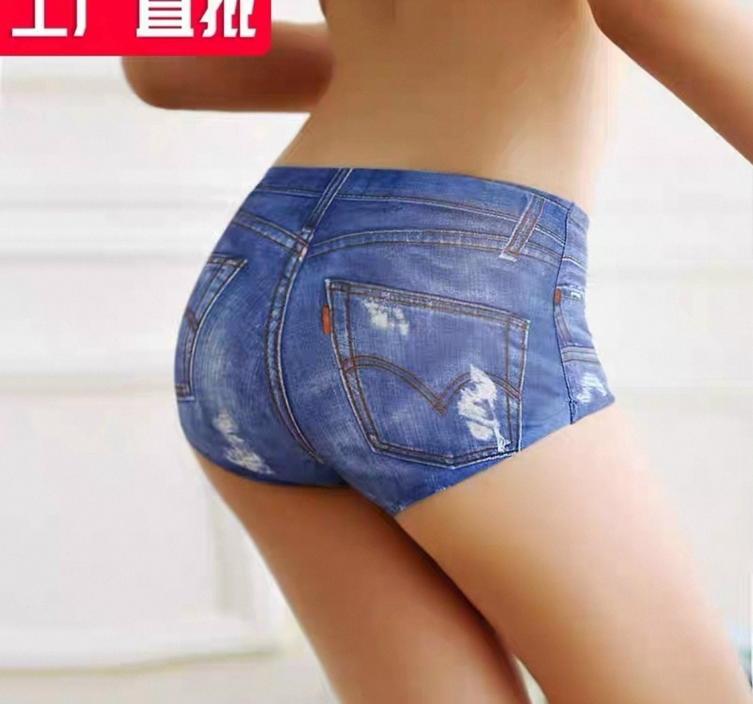 джинсовые трусики шортики,джинсы с имитацией трусов,джинсовые трусы,сексуальные женские трусы,шорты трусы женские джинсовые
