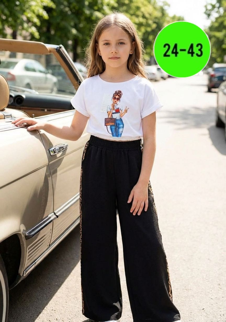 брюки для девочек,широкие брюки,брюки палаццо,детские брюки,костюм для девочек