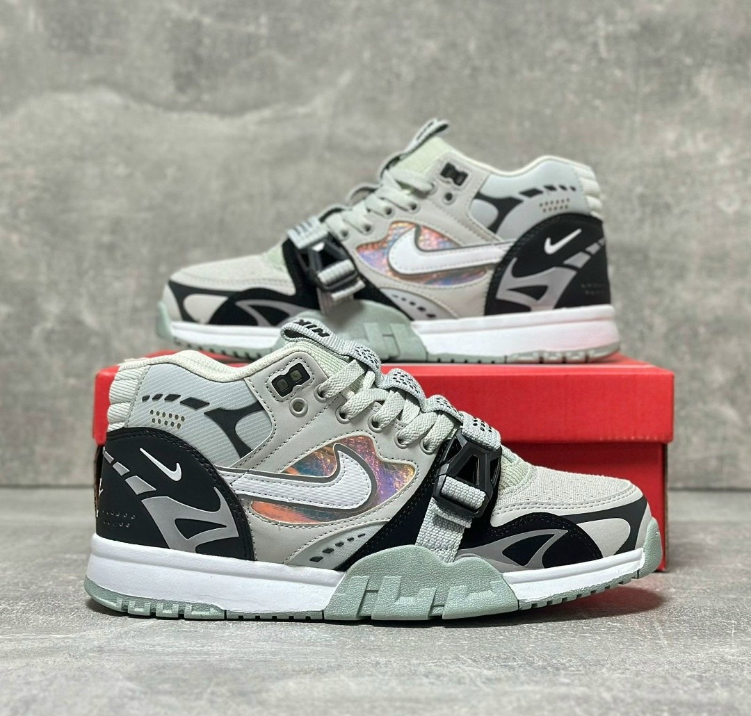 кроссовки nike air trainer 1 sp,высокие кроссовки air trainer 1 sp nike серый,кроссовки nike air trainer 1,nike air trainer 1,nike air trainer 1 sp light smoke grey honeydew