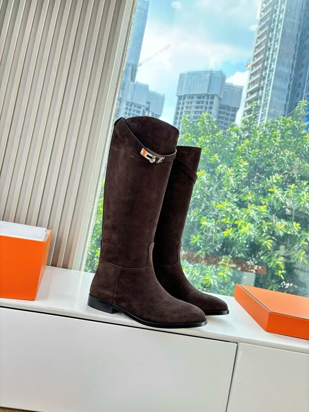 женские сапоги,сапоги hermes,сапоги замшевые,сапоги,сапоги женские hermes