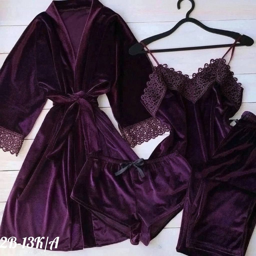 комплект пижама,пижама женская тройка велюровая,пижама тройка,пижама тройка с халатом,комплект женской пижамы