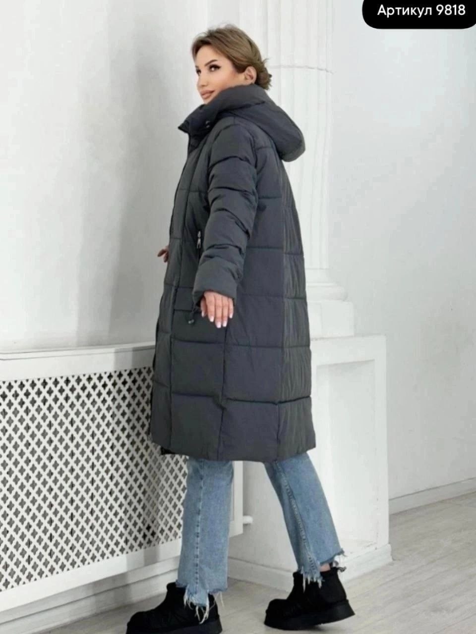 зимние куртки,женская куртка,стильная зимняя куртка,куртка зимняя женская 58 60 размер,удлиненная куртка