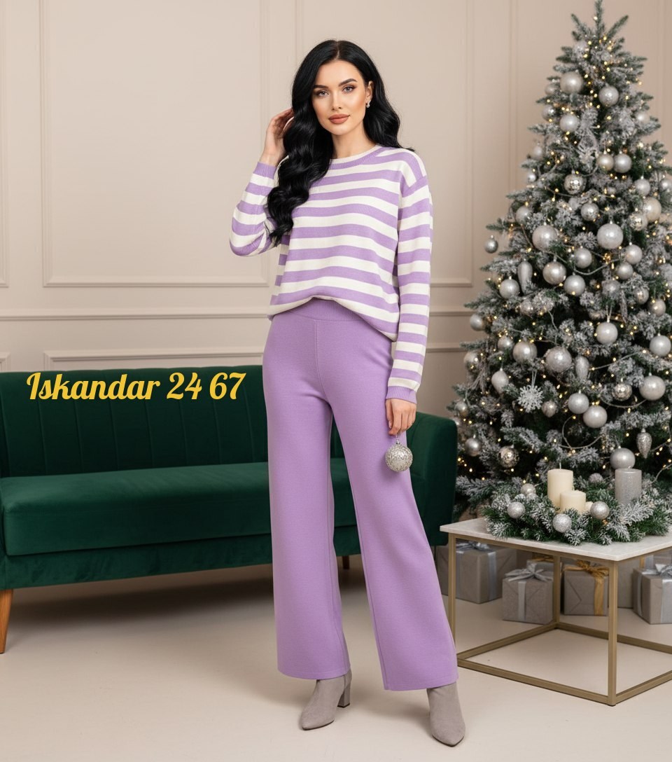 женский трикотажный костюм с брюками в полоску,трикотажный брючный костюм женский теплый,костюм женский,костюм брючный трикотажный,трикотажные костюмы