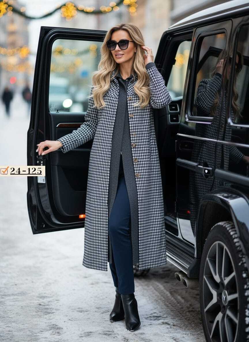 модное пальто,стильное пальто,удлиненное пальто,пальто в клетку,женское пальто