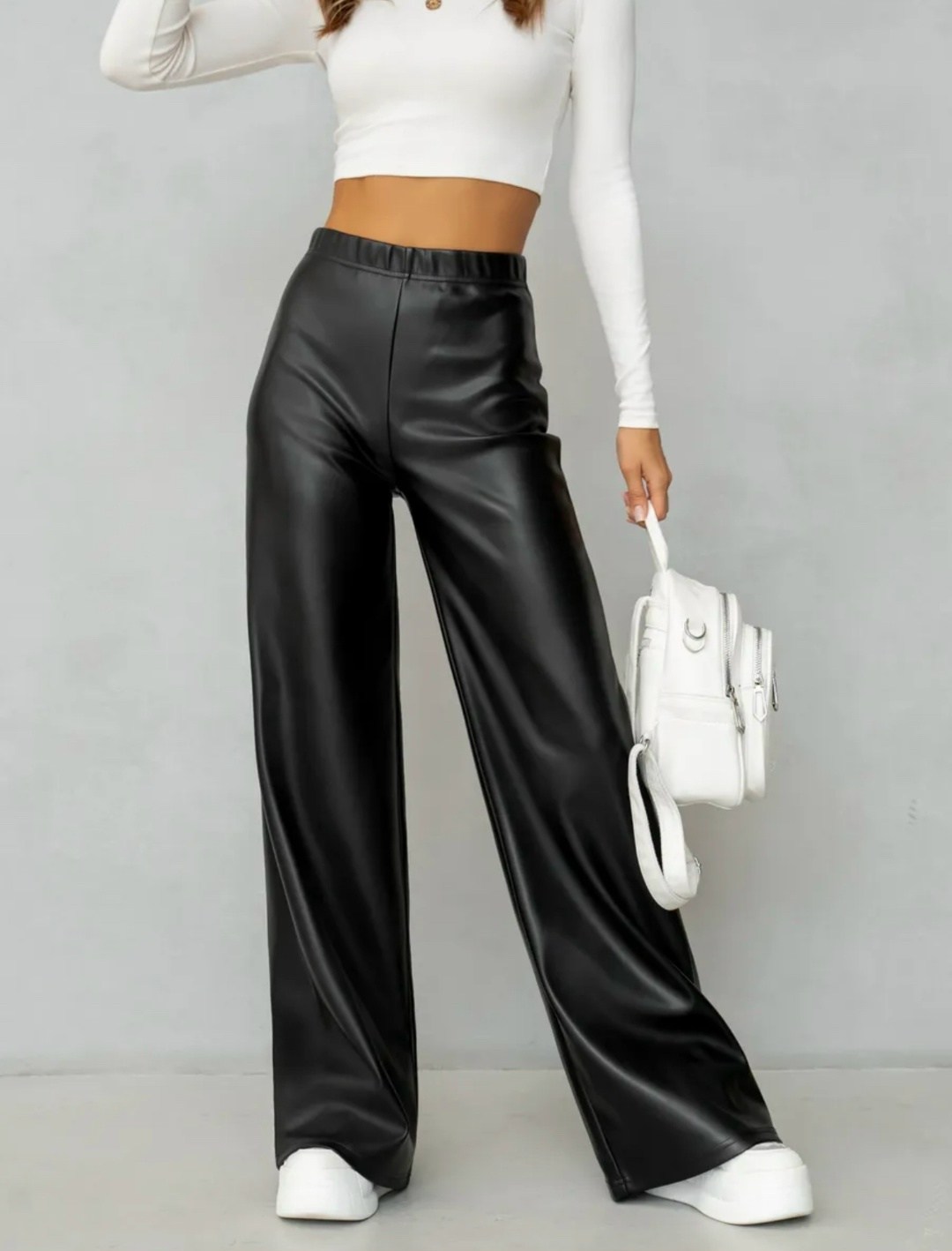 брюки кожаные палаццо штаны широкие floy,брюки кожаные палаццо штаны широкие,брюки кожаные палаццо штаны широкие floy цвет черный,брюки палаццо из экокожи,брюки кожаные палаццо штаны широкие прямой кр