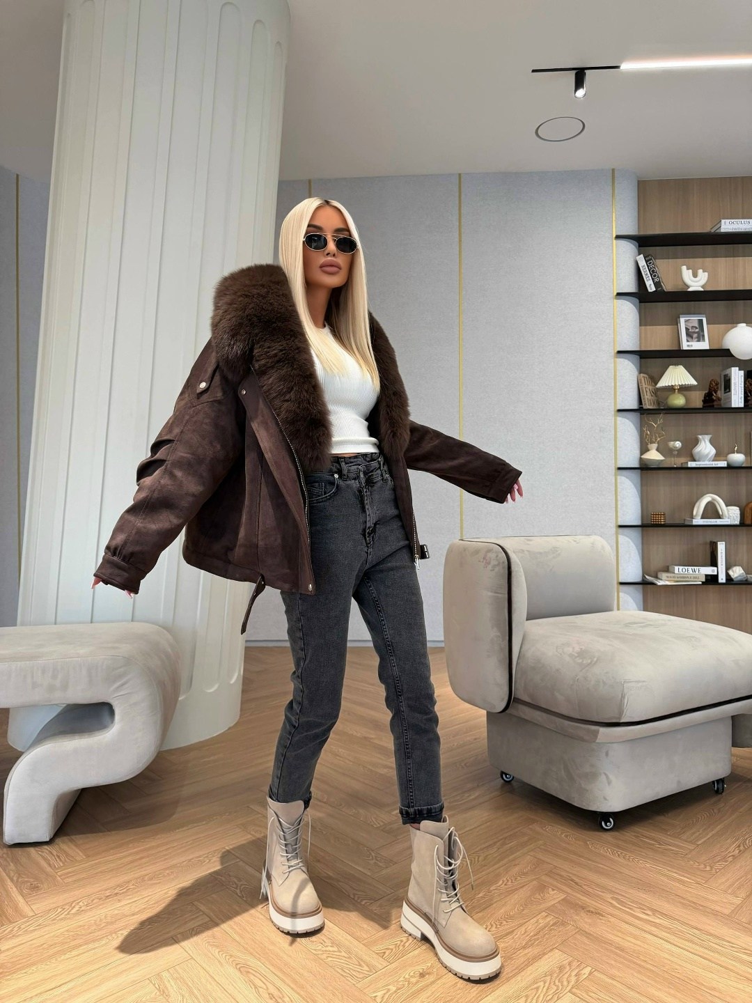 джинсовая куртка с мехом,джинсовая куртка с мехом женская,джинсовка с мехом,искусственная шуба,джинсовка с мехом женская