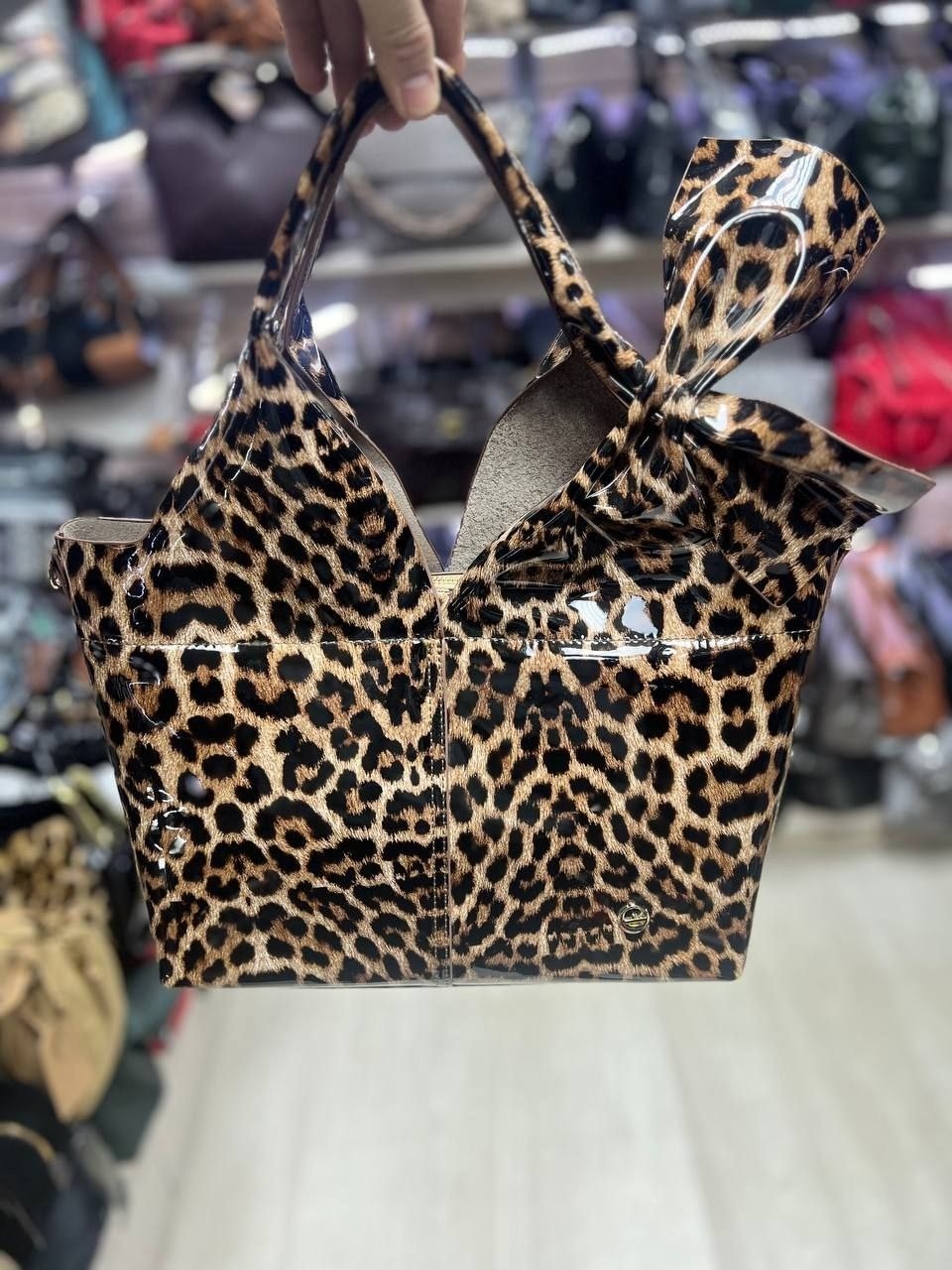 большая сумка на плечо с леопардовым принтом для женщин,леопардовая сумка,сумка с леопардовым принтом,сумка шоппер леопардовая,стильная сумка-торба с леопардовым принтом