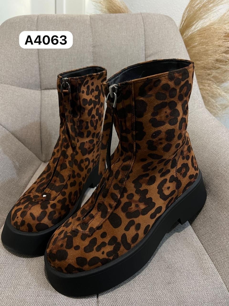 ,ботинки демисезонные леопардовые salamander,ботинки женские,леопардовые ботинки,женский дутики леопардовые