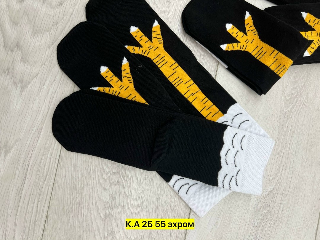 носки с куриными лапками,носки длинные,носки с куриными лапами,носки универсальные,носки