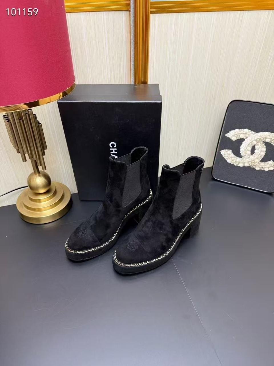 chanel ботинки,ботинки женские chanel,ботильоны chanel,chanel (шанель) новые женские осенне-зимние сапоги,черные кожаные челси chanel