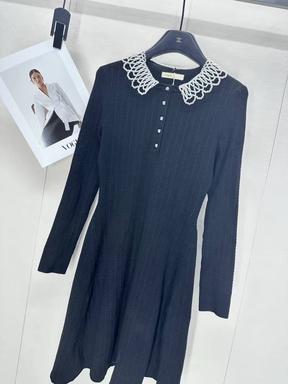 платье черное,стильное платье,платье с воротником,платье женская,платье