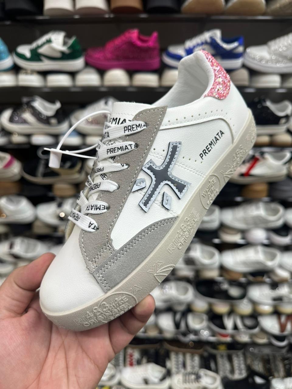 кроссовки premiata,кеды premiata мужские,кеды premiata,premiata чёрные мужские комбинированные кеды steven premiata,