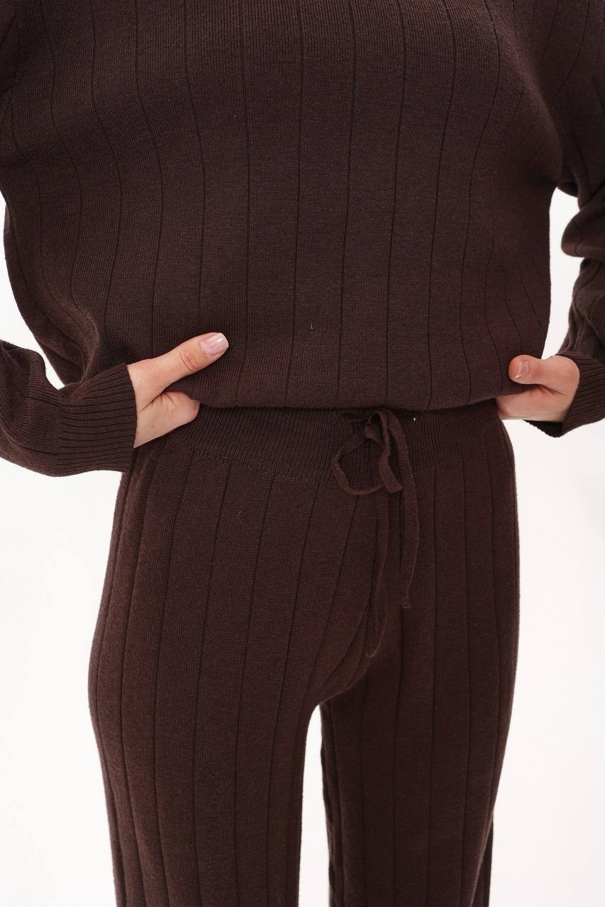 трикотажные костюмы,модные костюмы,трикотажный костюм с брюками палаццо женский,женский вязаный костюм,костюм женский брючный трикотажный