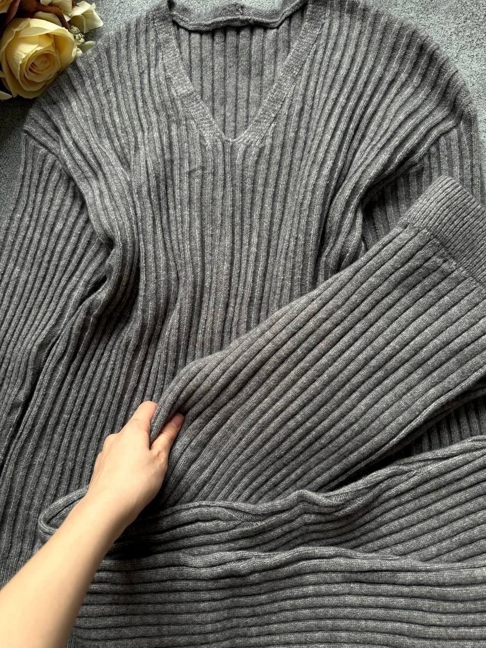 вязаные костюмы женские,вязаные костюмы,свитер и брюки,женский вязаный костюм в рубчик-лапша happyfox,вязаные брюки