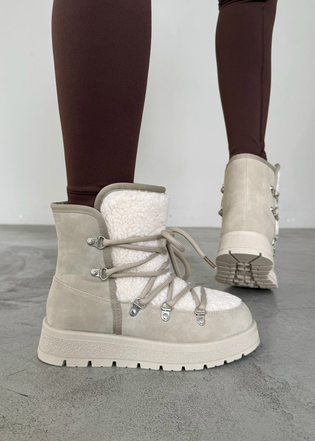 зимние угги на платформе со шнуровкой ugg 265715946,,угги женские,угги зимние на платформе,угги луноходы валенки женские зимние р.36-41