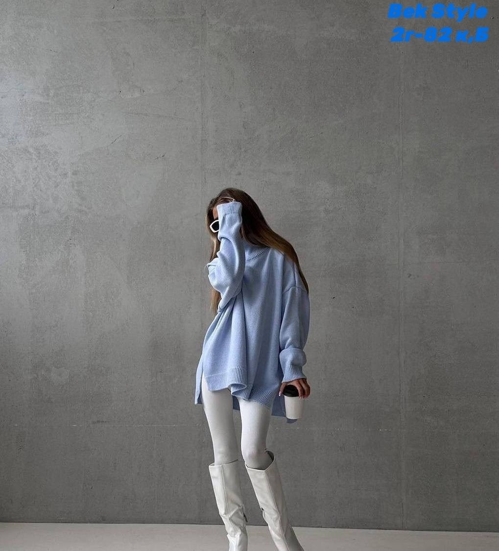 кофта с длинным рукавом вязаная туника оверсайз kissmarakesh,свитер удлиненный женский,кофта (оверсайз),свитер вязаный оверсайз с горлом sakhia цвет белый,свитер женский оверсайз