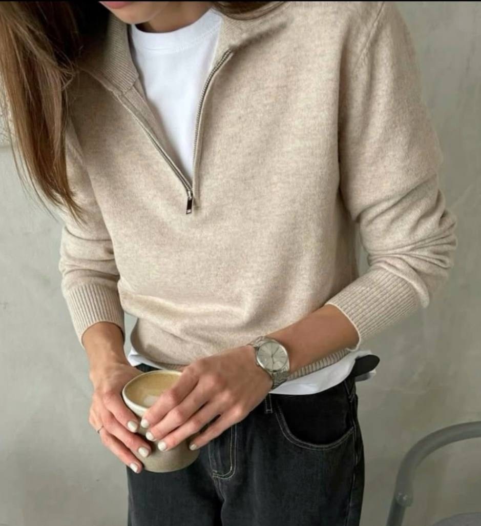 кофта с замком,джемпер с застежкой,кофта женская,трикотажный свитер,женский пуловер