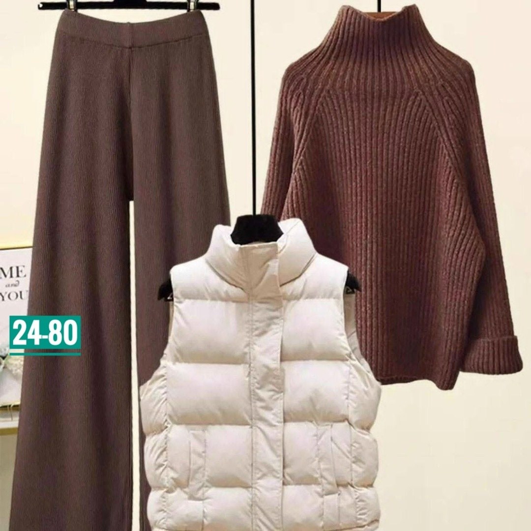 комплект из жилета,женский комплект из жилета,трикотажные костюмы,комплекты одежды,костюм повседневный