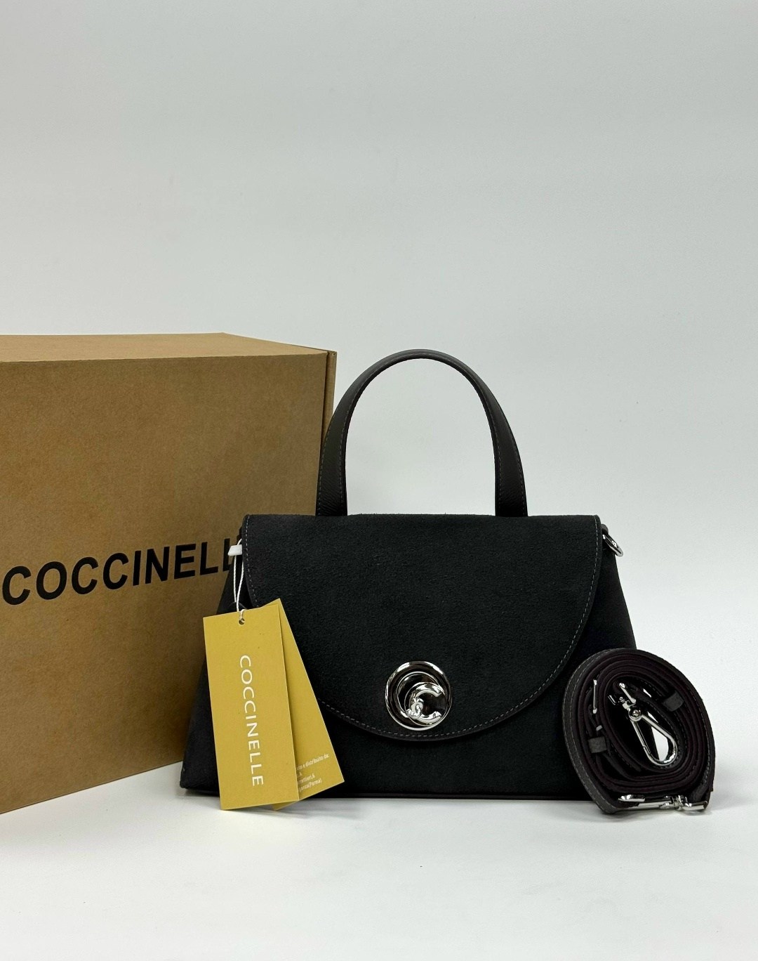 сумка coccinelle,сумка женская coccinelle натуральная замша,сумка coccinelle замша,замшевая сумка coccinelle,сумка coccinelle замша чёрная