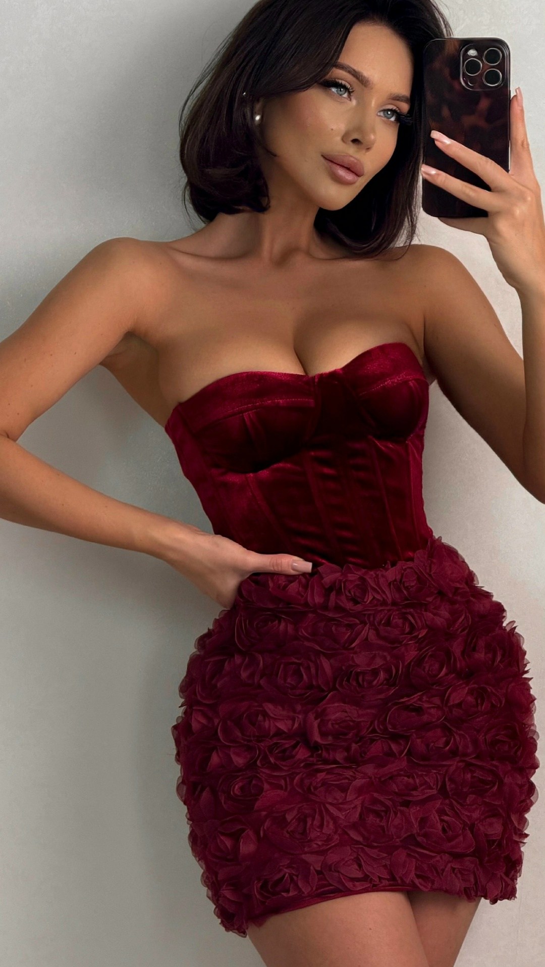 платье,сексуальное без бретелек 3d розовое цветочное флоки мини-платье,платье коктейльное,платье для выпускного вечера,женское платье