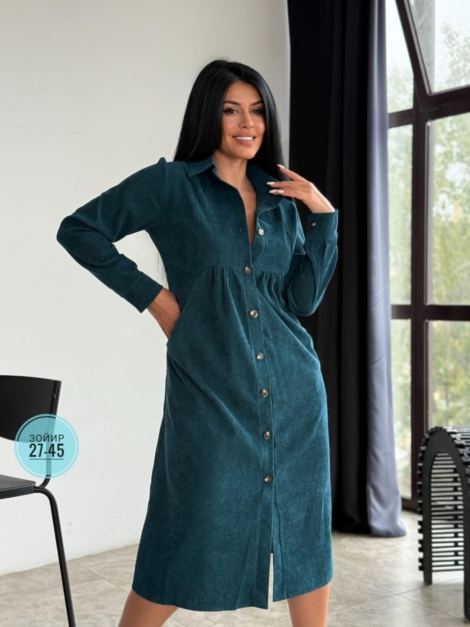 вельветовое платье на пуговицах,женское платье из вельвета,платье ткань микро-вельвет,платье женское вельветовое арт. 10542571,женское вельветовое платье