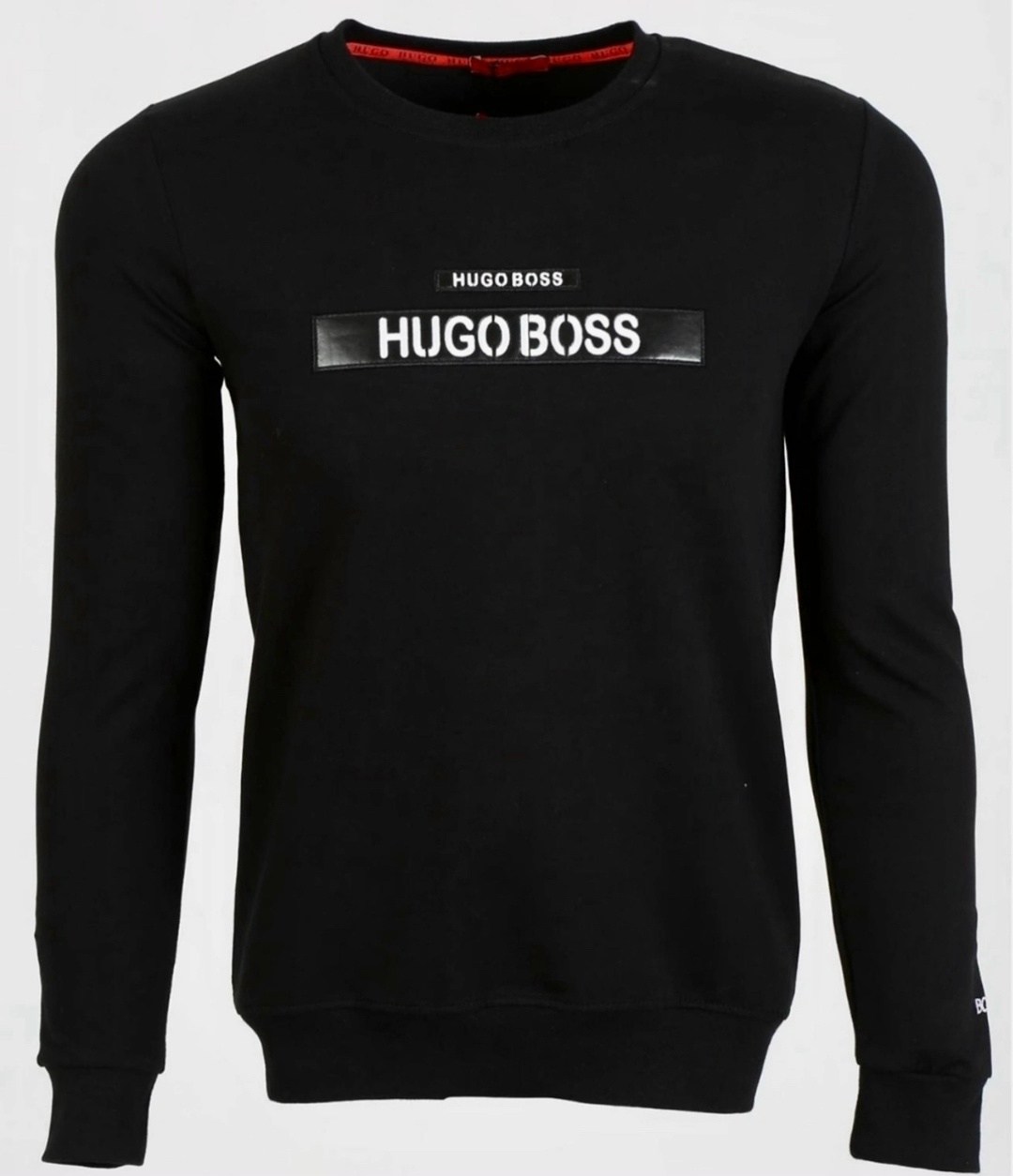 свитшот хьюго босс черный,мужские свитшоты,черная кофта хьюго босс,свитшот мужская,свитшот hugo boss мужской черный