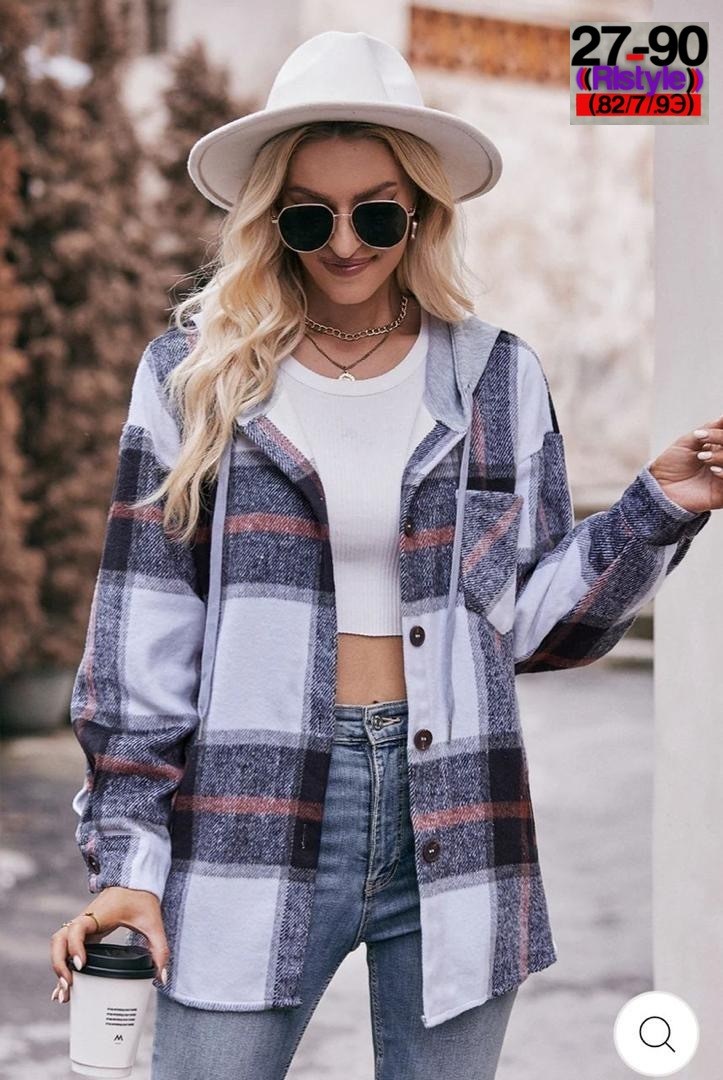 рубашка в клетку женская,рубашка с капюшоном,клетчатая кофта,рубашка в клетку,рубашка в клетку с капюшоном