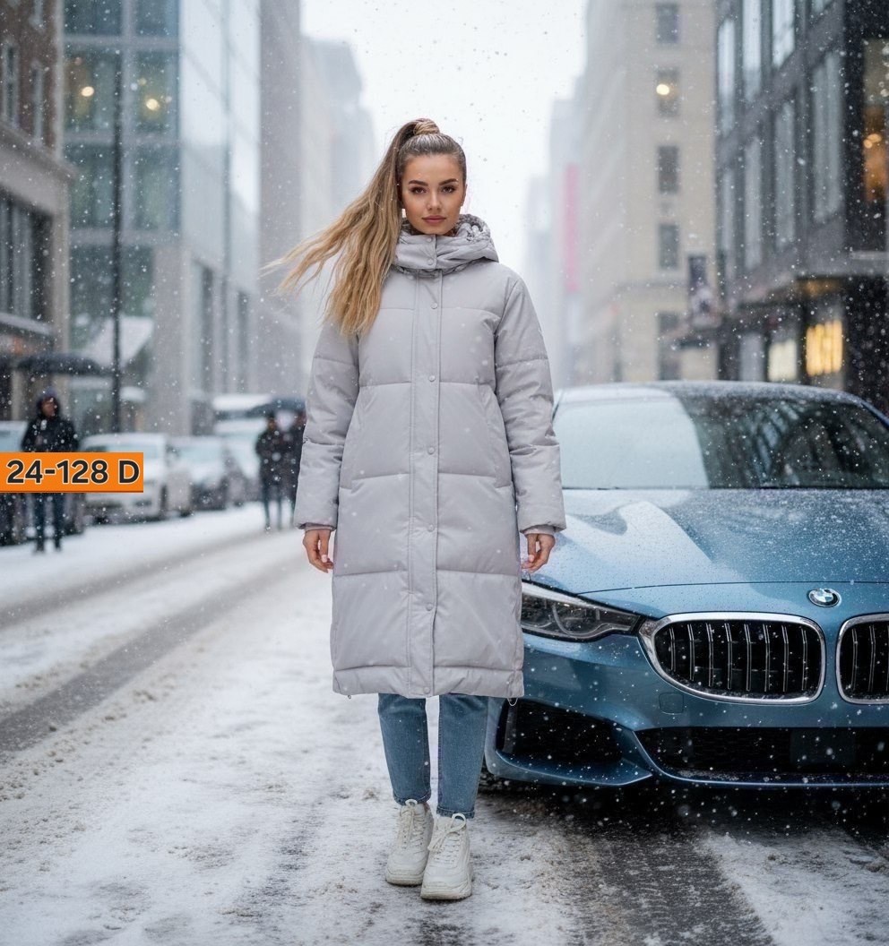 куртка зимняя длинная утепленная с капюшоном d&a moda,куртка женская зимняя,женская куртка,куртка женская бежевая,пуховик зимний женский