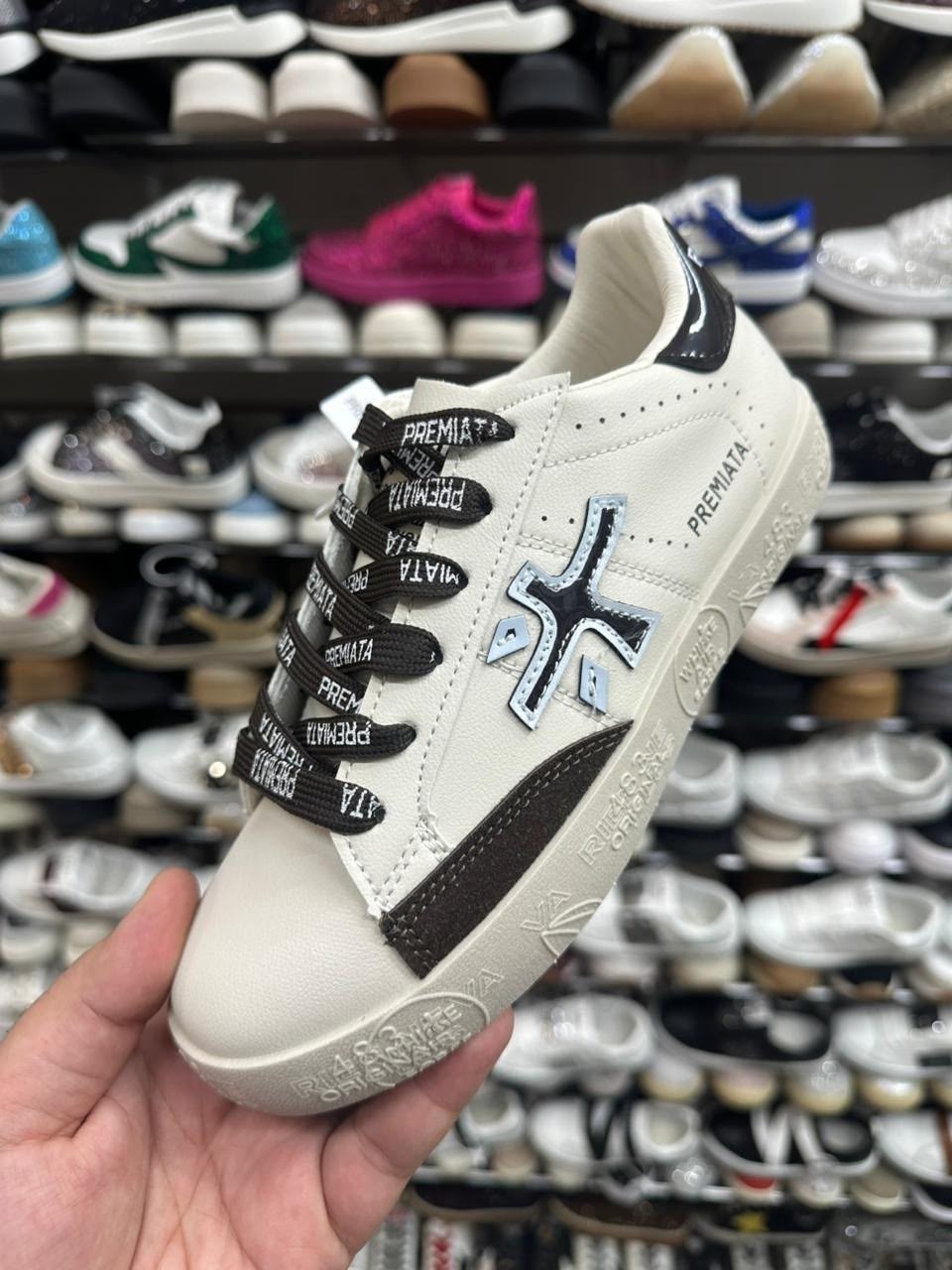 кроссовки premiata,кеды premiata мужские,кеды premiata,premiata чёрные мужские комбинированные кеды steven premiata,